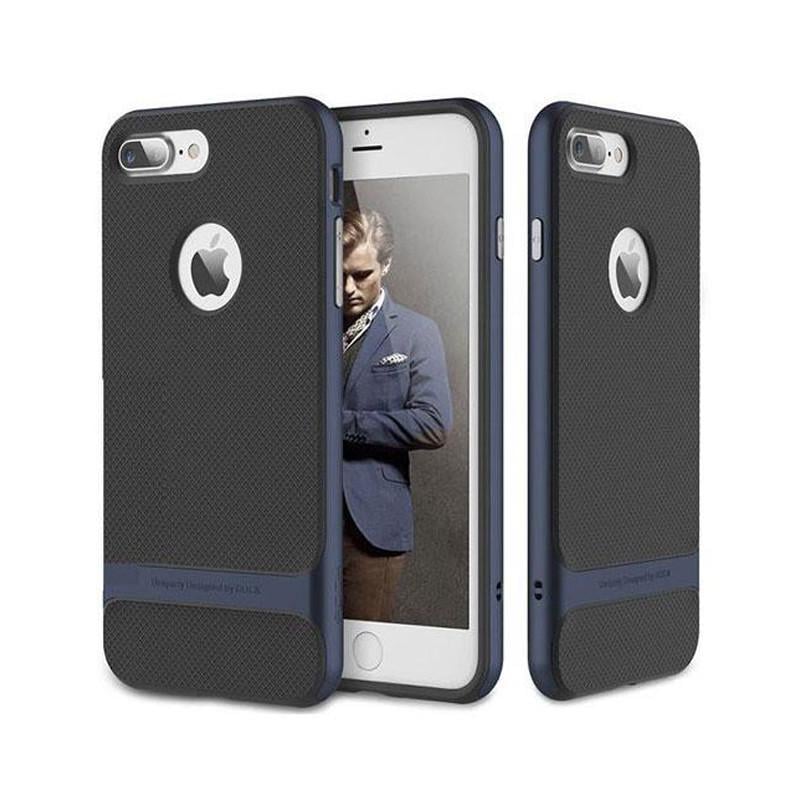 Чохол накладка Rock Royce Series Case for iPhone 8 Plus, Navy Blue - фото 2