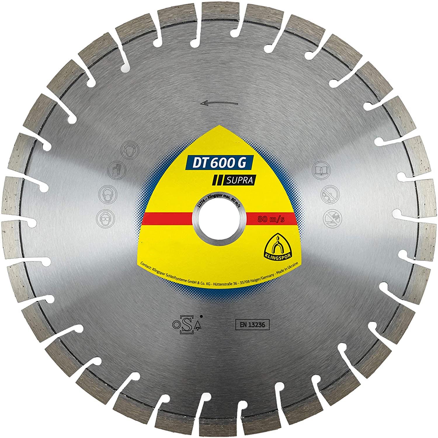 Алмазный диск Klingspor DT 600 G Supra отрезной сегментный по граниту 125х22,23 мм (21720)