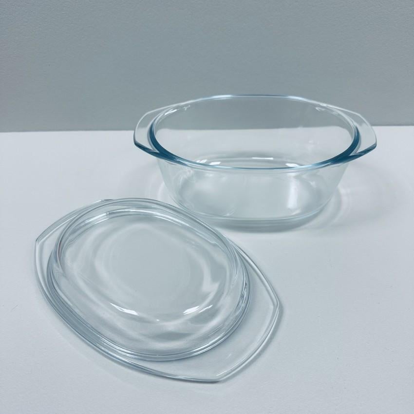 Каструля скляна A-Plus 4008 овальна зі скляною кришкою 1 л (2541485395) - фото 5