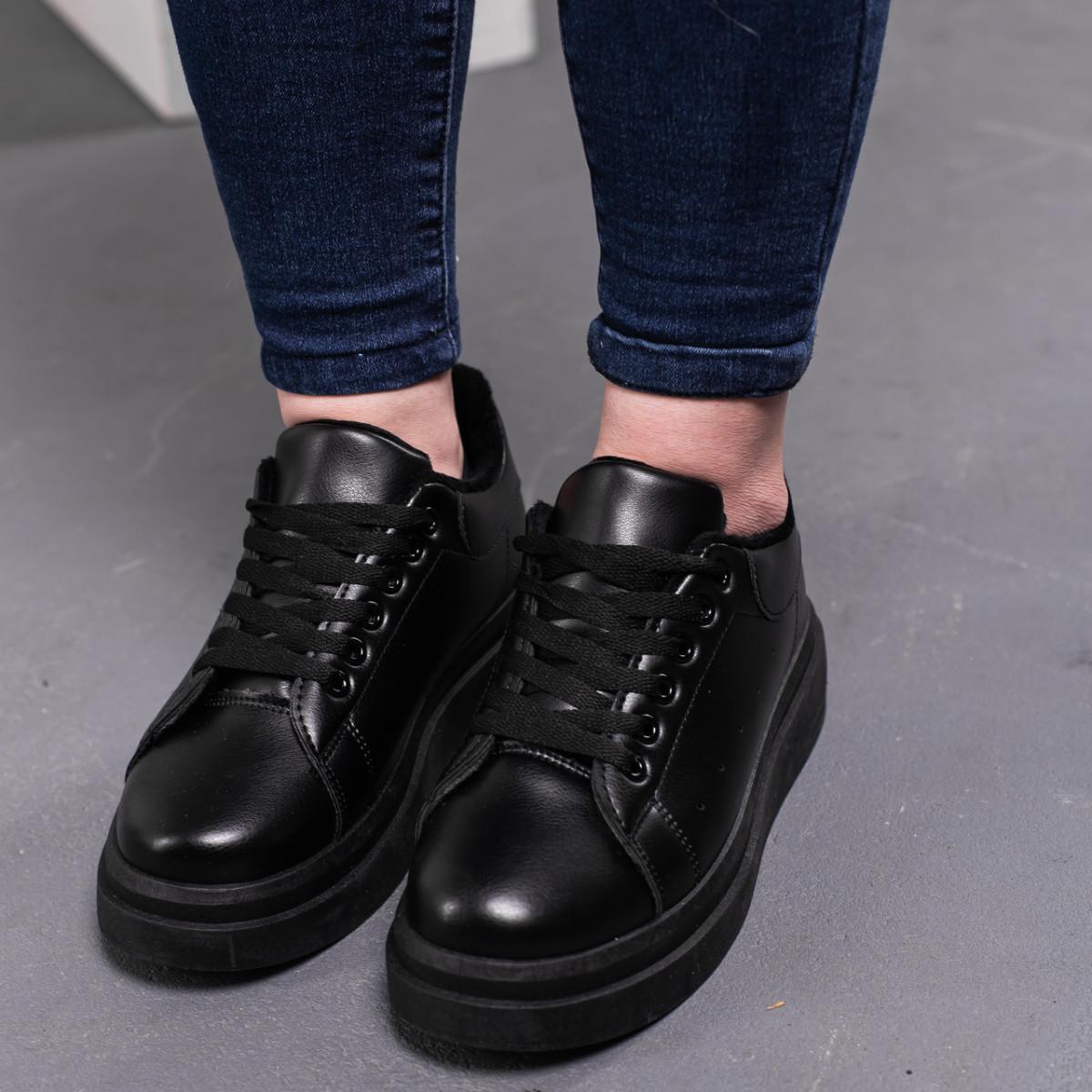 Кроссовки женские зимние Fashion р. 40 25 см Черный (3366)