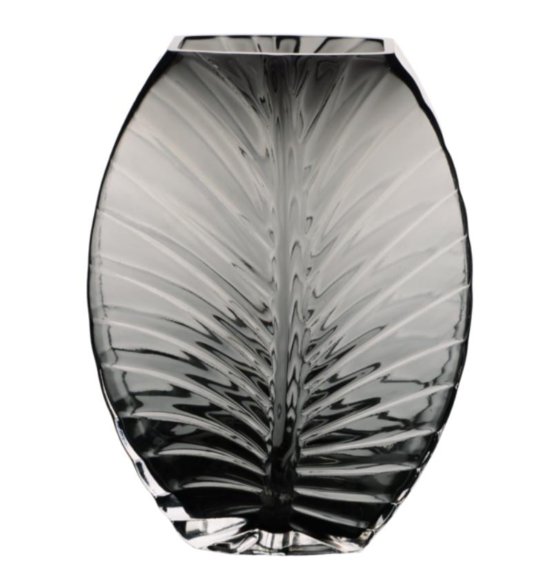 Ваза Viva Leaf 25 см Сірий (A060205)