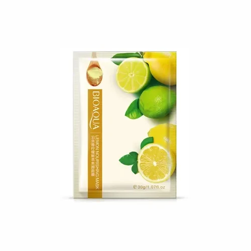 Маска для лица тканевая Bioaqua Lemon Nourishing Mask 30 мл (27301958)