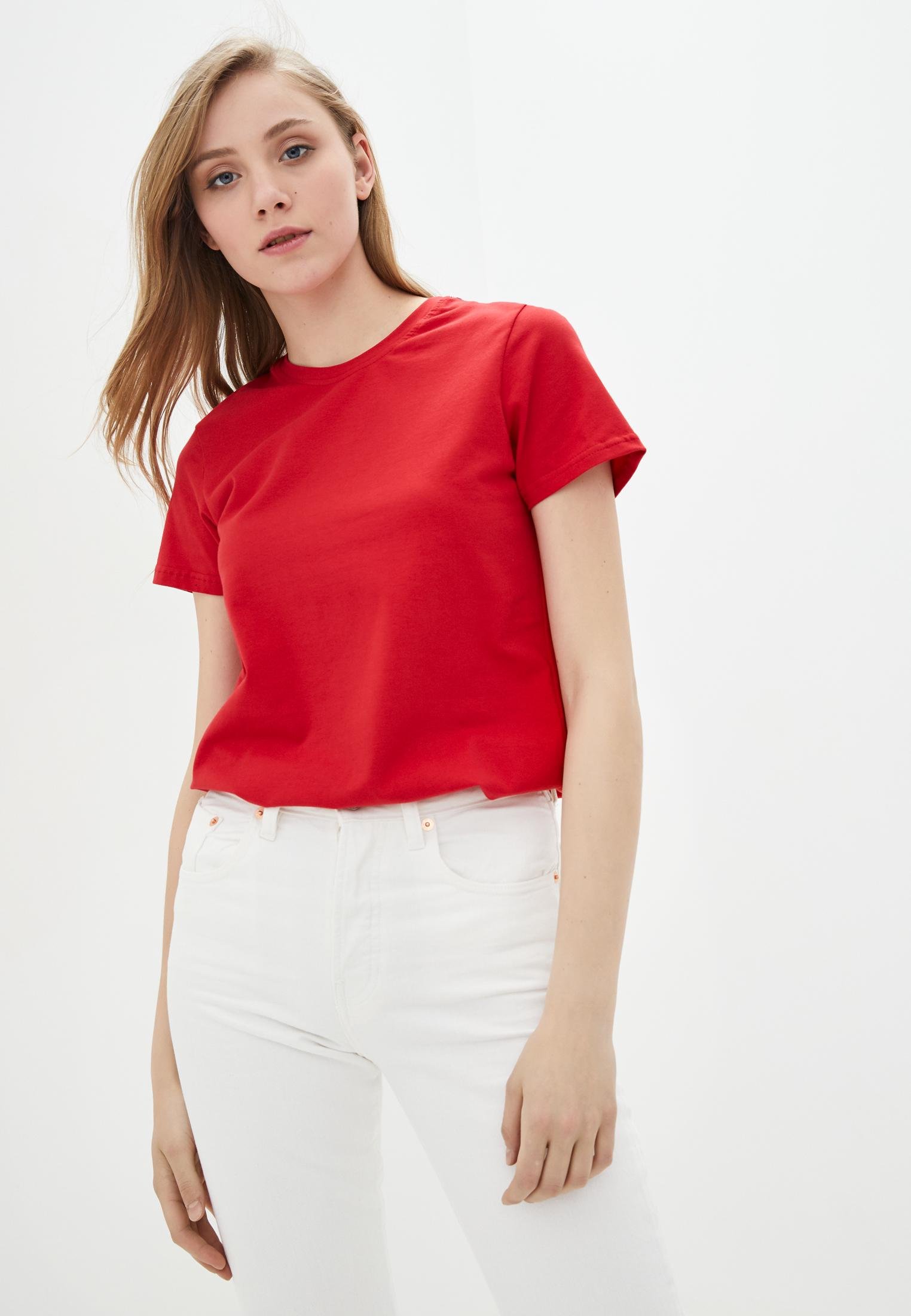 Футболка жіноча Hibrand L Червоний (Wn102)