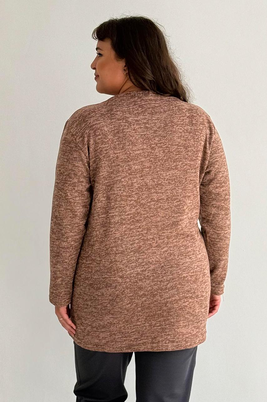 Туника PANNI Женя на флисе р. 52-54 Бежевый (Р2508252279) - фото 2 Туника PANNI Женя на флисе р. 52-54 Бежевый (Р2508252279) - фото 2