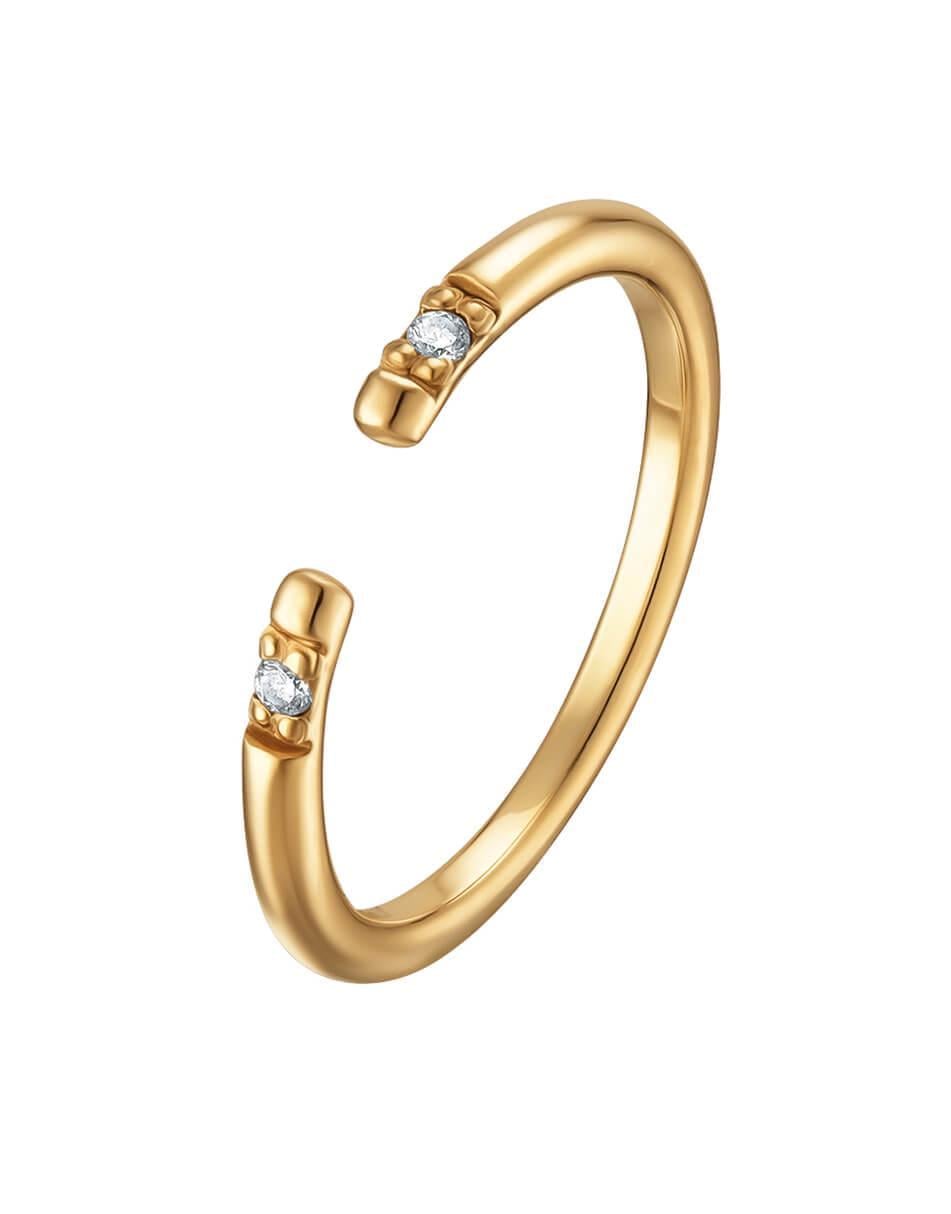 Каблучка з жовтого золота жіноча RIMMART JEWELRY жовта 14 Каблучка з жовтого золота жіноча RIMMART JEWELRY жовта 14