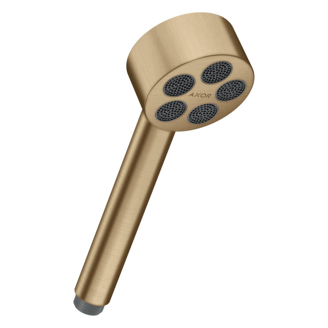 Душова лійка Hansgrohe AXOR One EcoSmart 48651140 однорежимна 73 мм Бронзовий (184020)