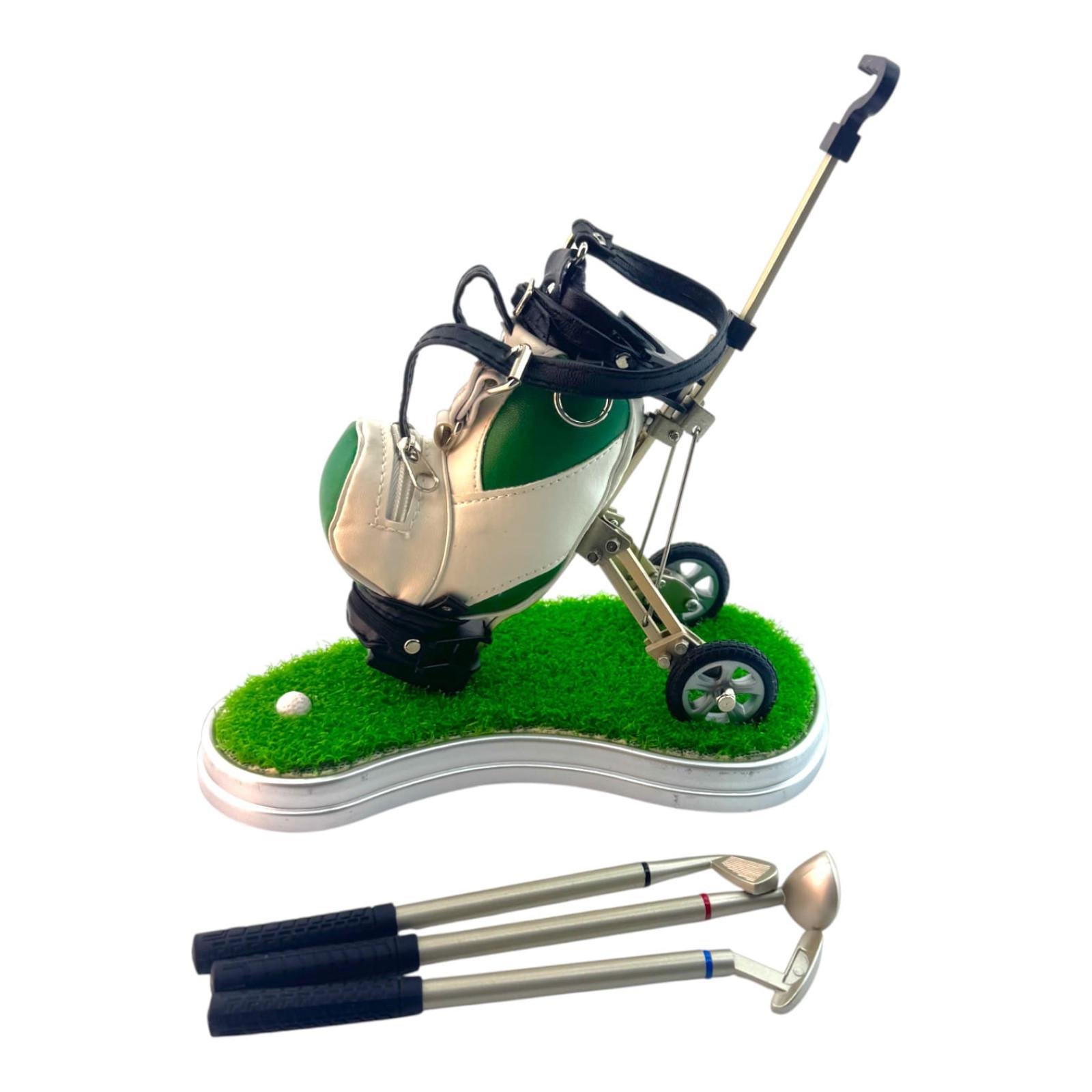 Набор письменный Гольф 20х20,5х11,5 см Зеленый (18632A)