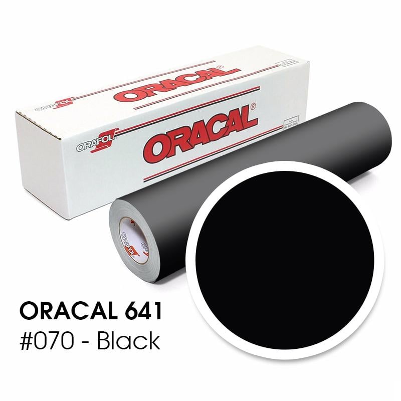Самоклеящаяся пленка Oracal 641 33х100 см Черный матовый 070 (2518122515) - фото 2 Самоклеящаяся пленка Oracal 641 33х100 см Черный матовый 070 (2518122515) - фото 2