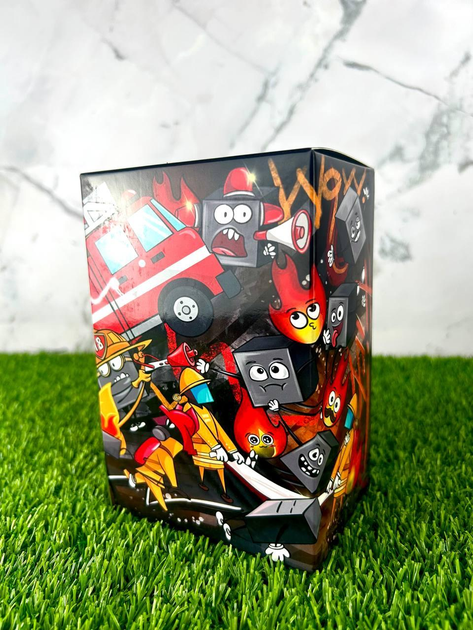 Кокосовый уголь для кальяна Space Tea 1 кг 72 кубика 25x25 мм в коробке