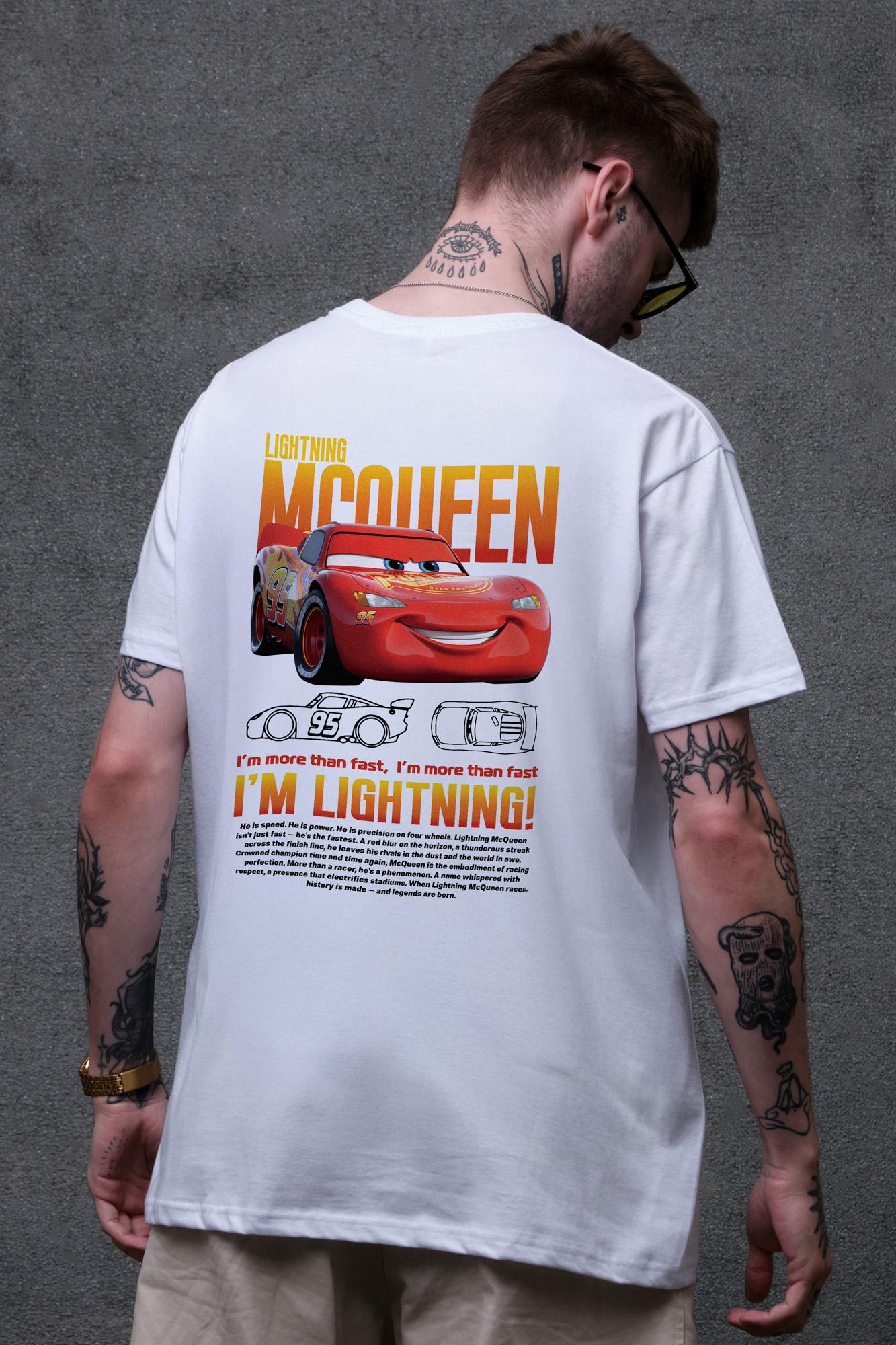 Футболка мужская Without с принтом Mcqueen оверсайз S/M White (S8049654) Футболка мужская Without с принтом Mcqueen оверсайз S/M White (S8049654)