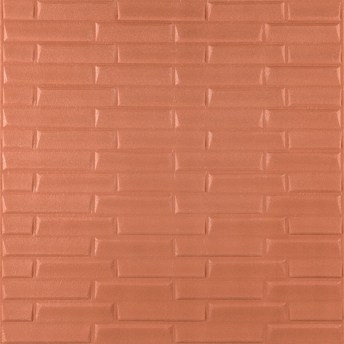 3D-панель самоклеящаяся кладка 700x770x5 мм Пудровая (SW-00001715)