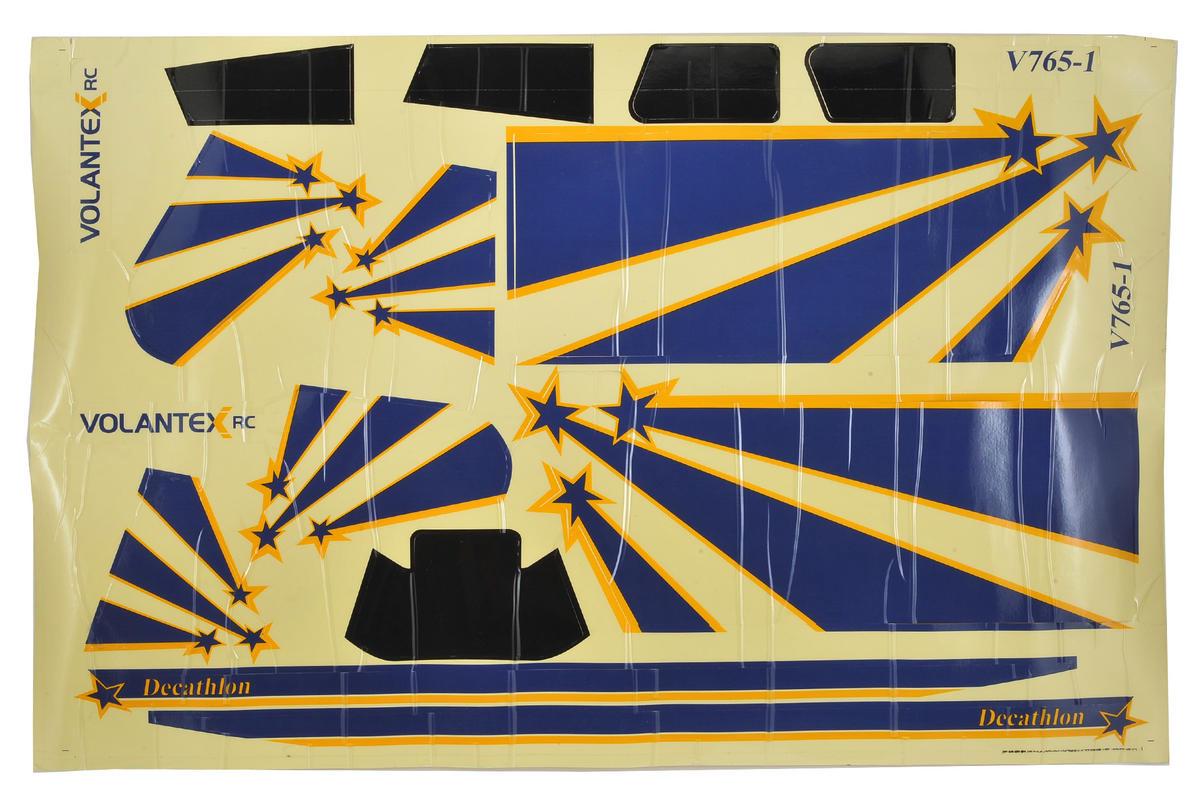 Комплект наліпок літака VolantexRC Decathlon 750 мм (V-7651-Dec)
