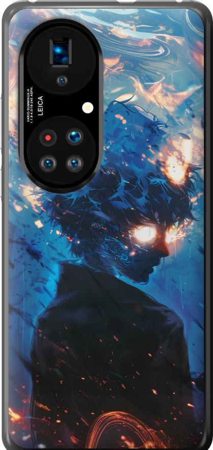 Чехол на Huawei P50 Сатору Годжо (6129u-2292-42517) Чехол на Huawei P50 Сатору Годжо (6129u-2292-42517)