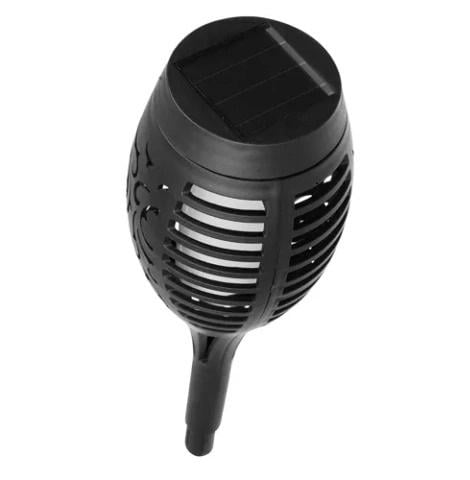 Фонарь светодиодный солнечный с эффектом пламени аккумулятор 3,7В 51 см Черный - фото 5 Фонарь светодиодный солнечный с эффектом пламени аккумулятор 3,7В 51 см Черный - фото 5