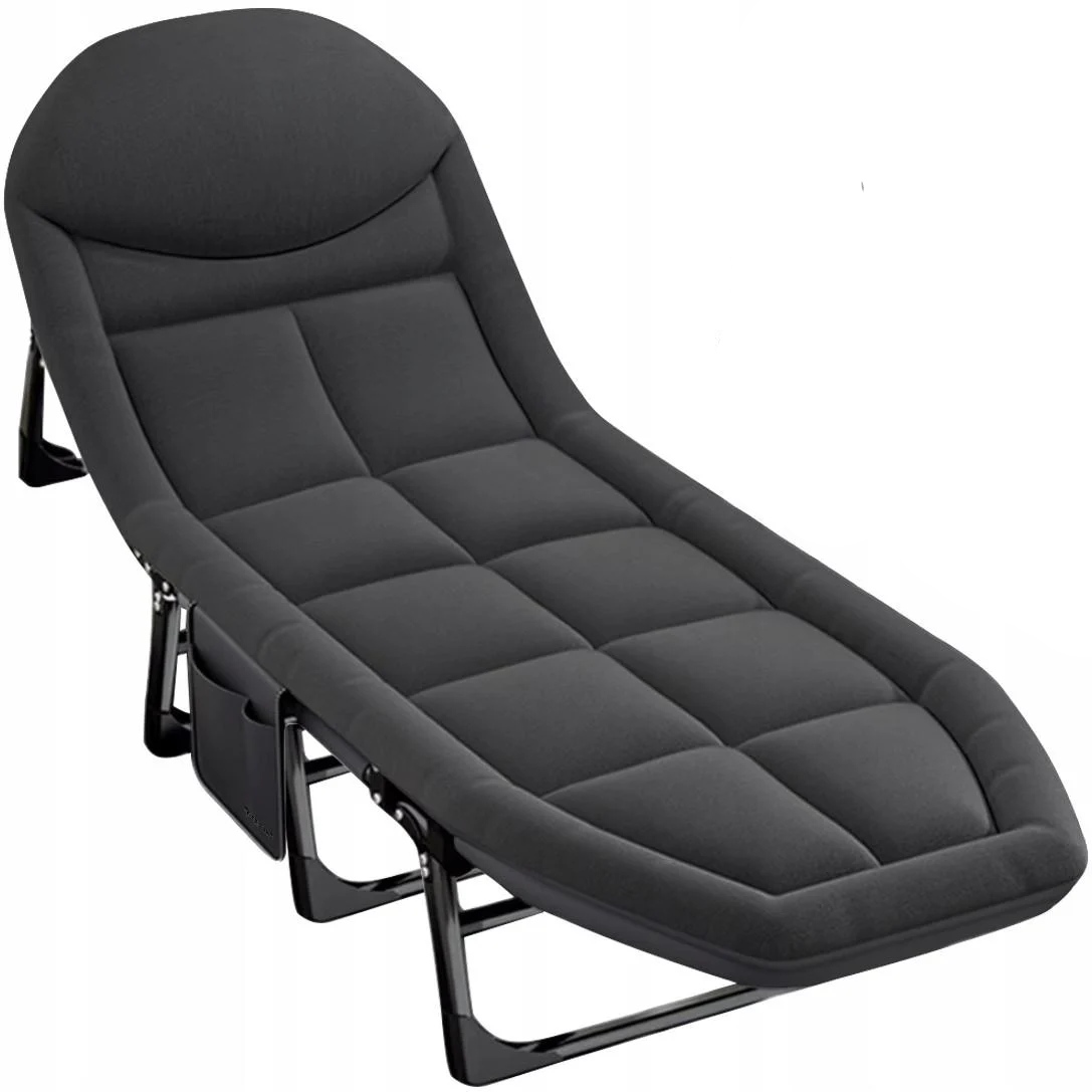 Туристическая кровать Trizand 25380 200x65x30 см 150 кг Серый (mx9176)