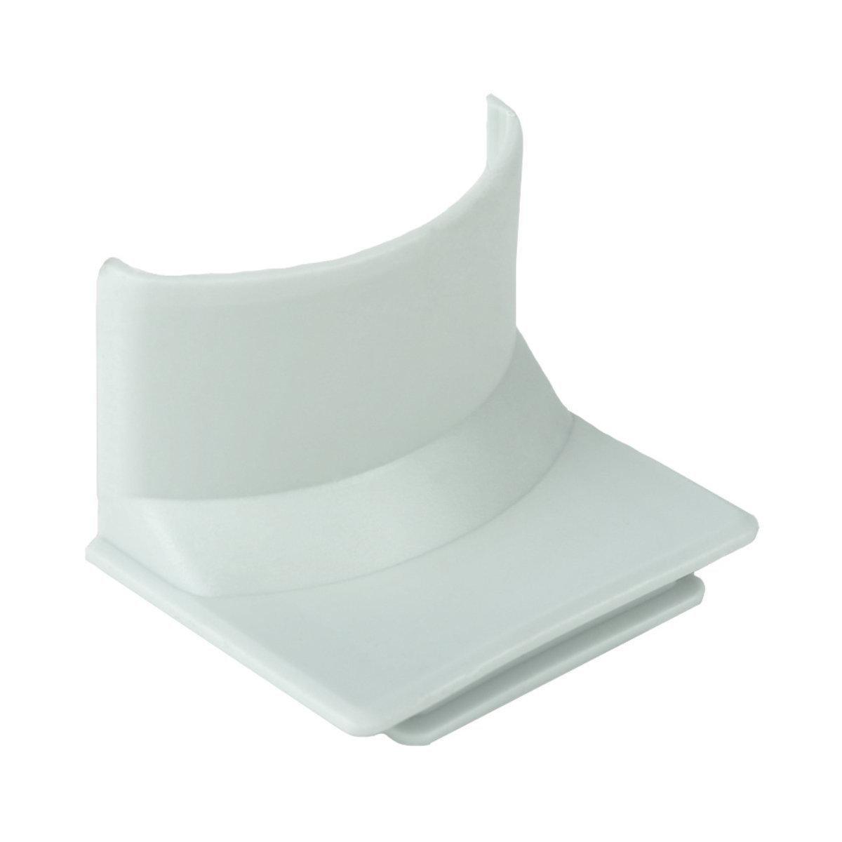 Соединитель переходной KOPOS для напольного канала LO35 на коробку LK 80x28 ПВХ Светло-серый (8837_KB)