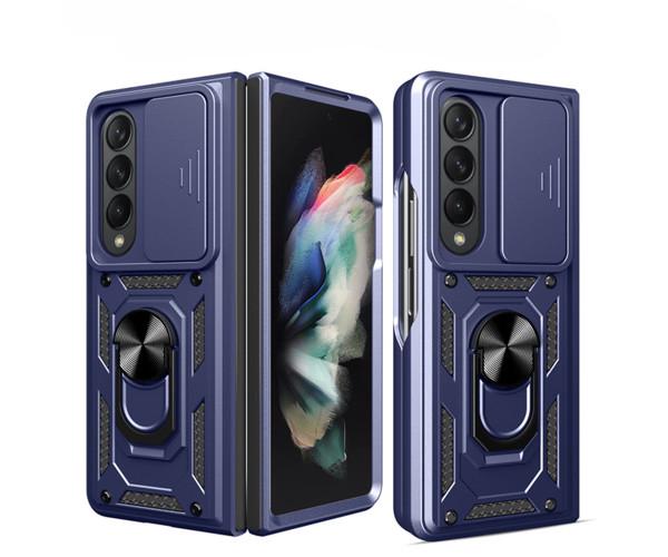 Чехол-накладка Ricco Camera Sliding для Samsung Galaxy Fold4 Синий Чехол-накладка Ricco Camera Sliding для Samsung Galaxy Fold4 Синий