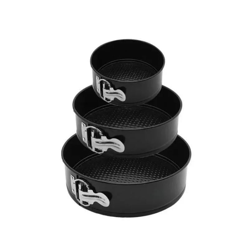 Набор разборных форм для выпечки Unique UN-1702 3 шт. Черный (UN1702)