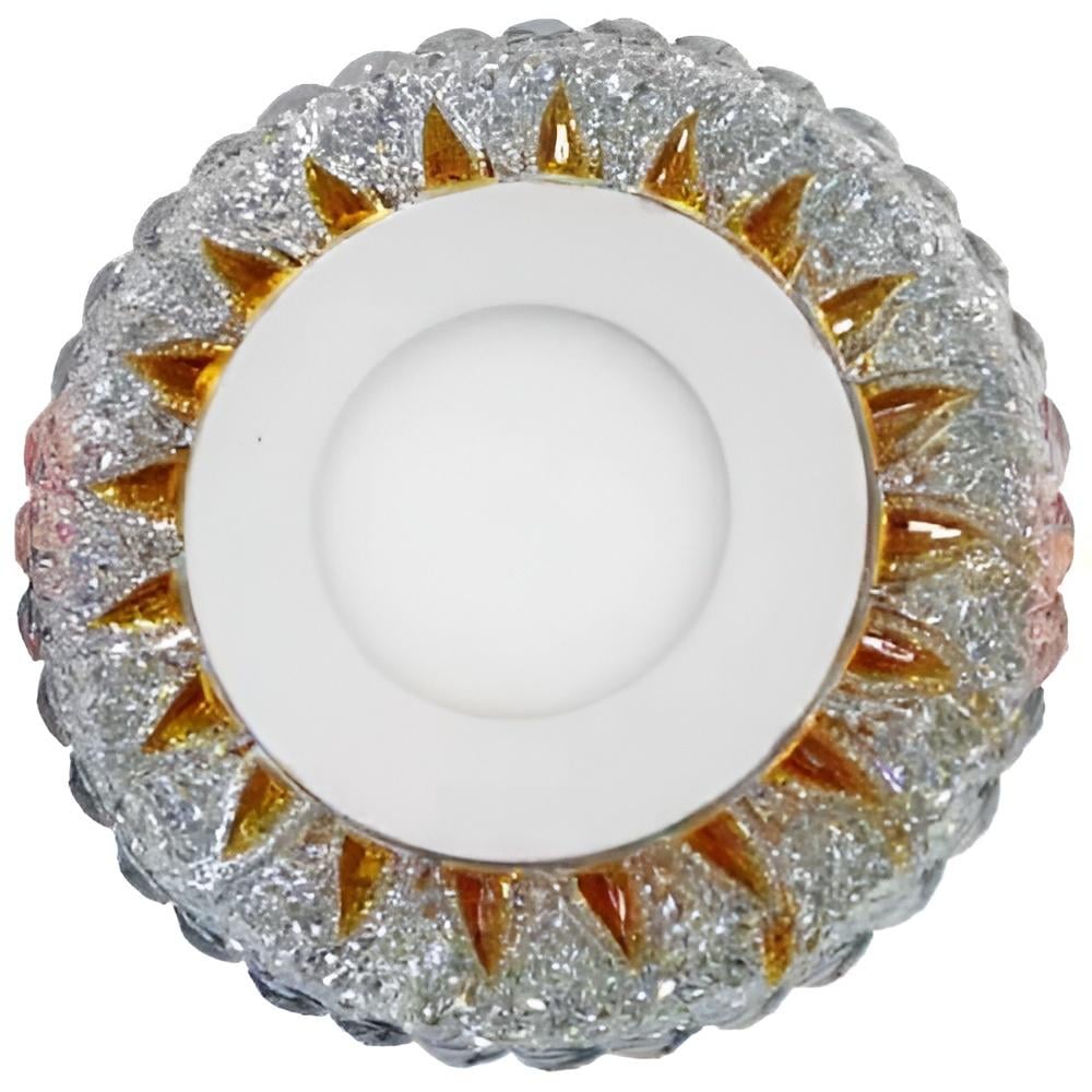 Панель LED Lemanso Стрела 3W + 3W 350Lm 4500K с синей подсветкой (LM1007)