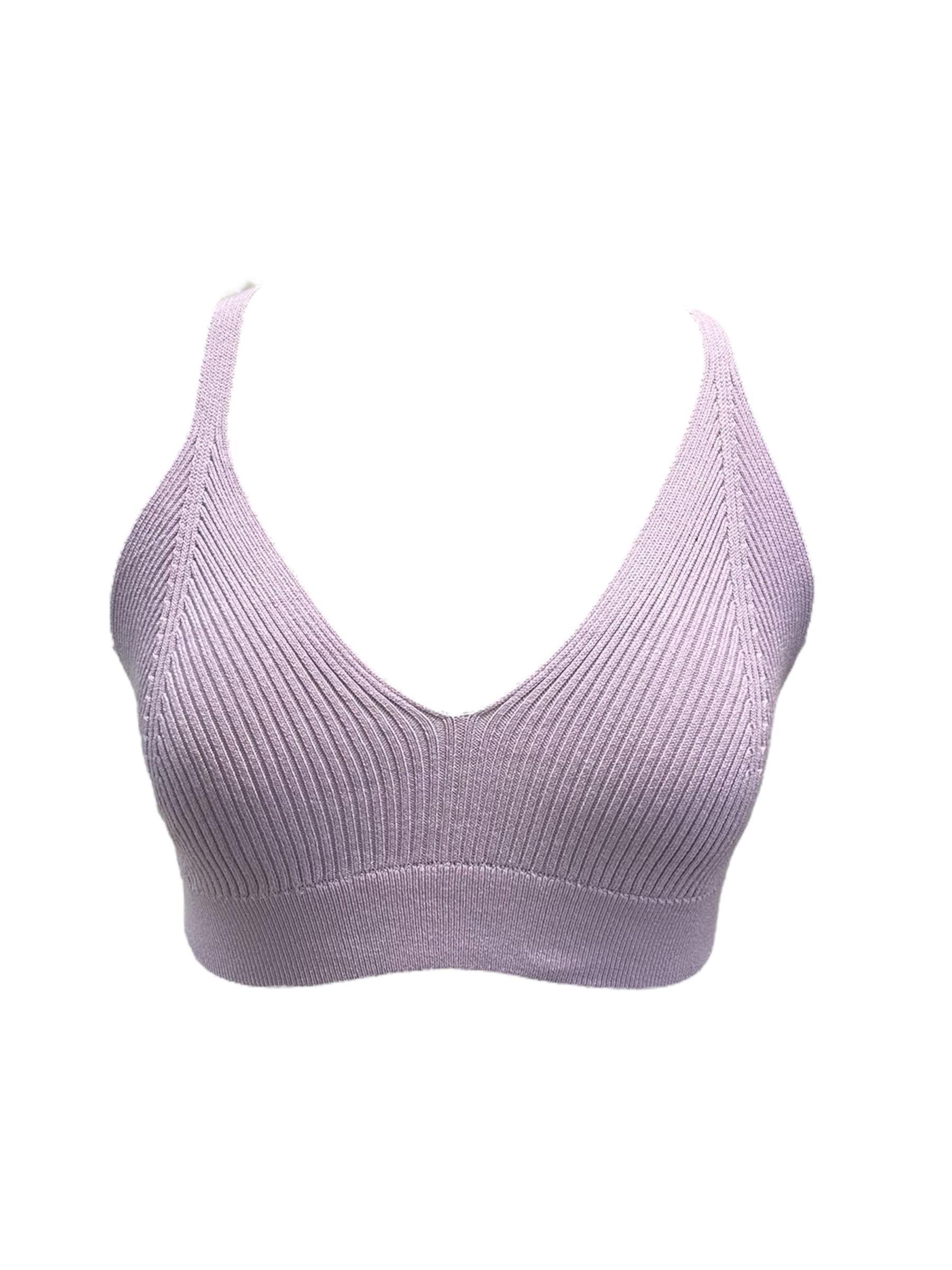 Топ вязаный S Лавандовый (3001163wer)