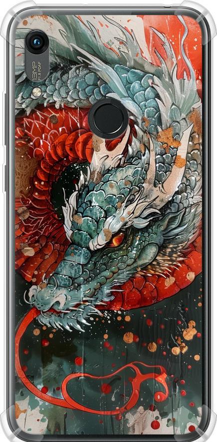 Чехол на Huawei Honor 8A Стихия огня (6101sp-1635-42517)