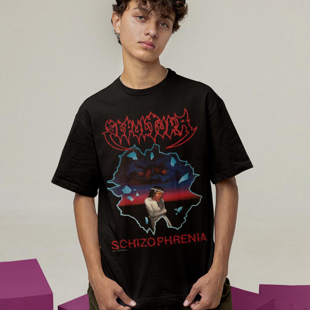 Футболка унисекс Sepultura Schizophrenia 2XL Черный (0000010553)