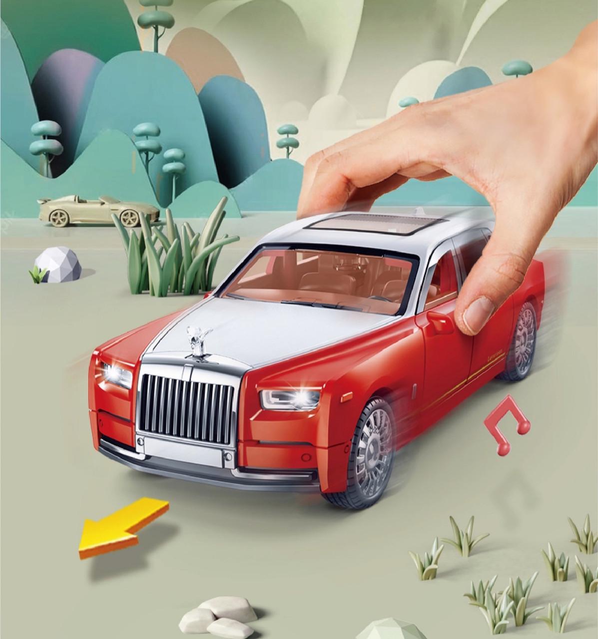 Модель игрушечная Rolls-Royce Phantom металлическая с инерционным механизмом и звуком (2683997693) - фото 3 Модель игрушечная Rolls-Royce Phantom металлическая с инерционным механизмом и звуком (2683997693) - фото 3