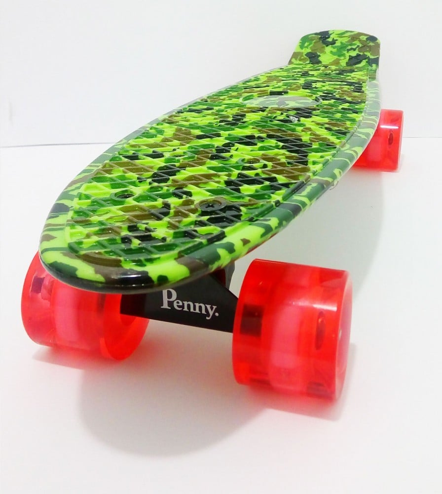 Пенниборд Penny Style Nickel (28") светящиеся колеса Military (2T2015)