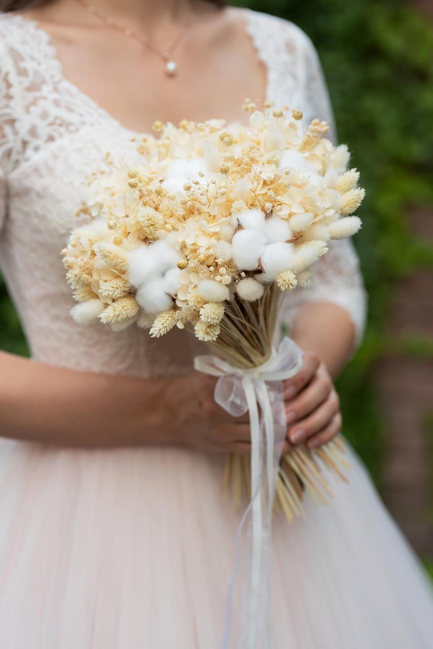 Букет весільний Зефірна хмара S 15х30 см (1667078699)