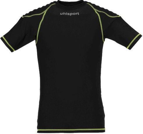 Термобелье футболка для вратаря Uhlsport Protection underwear shortsleeve1005563 01 XL Черно-желтый