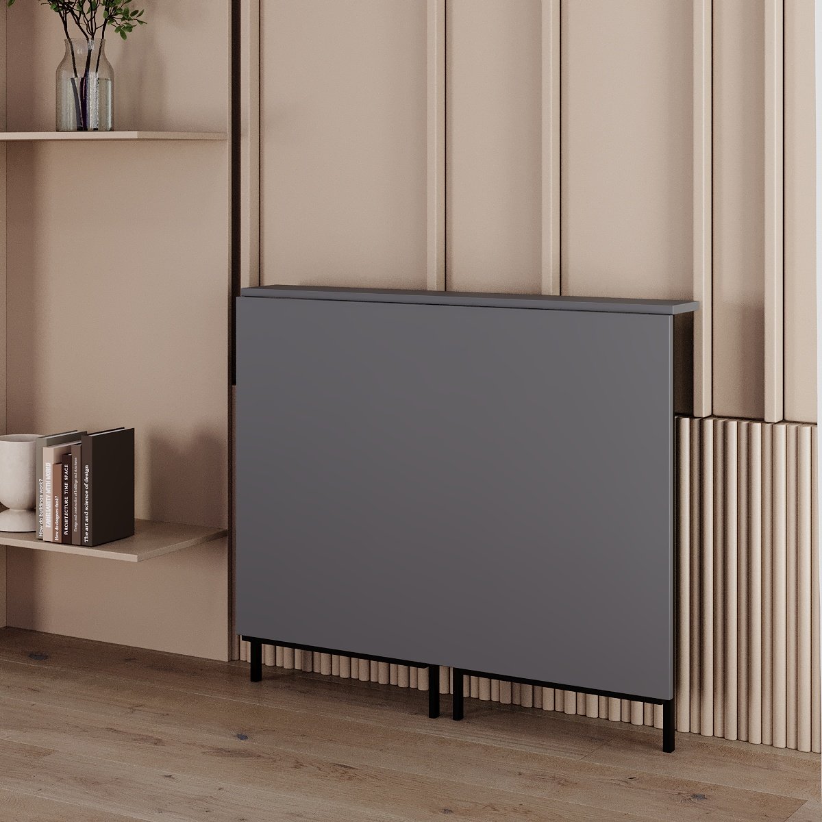 Стіл-трансформер ART IN HEAD Sly 900x570x770 мм Графіт (TB24070000030) - фото 5 Стіл-трансформер ART IN HEAD Sly 900x570x770 мм Графіт (TB24070000030) - фото 5