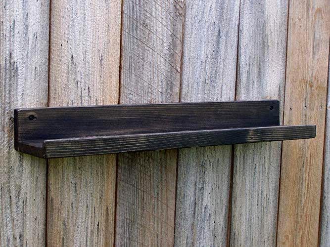 Полка настенная из дерева Хэнкок 50 см Венге (НСП-0031512)