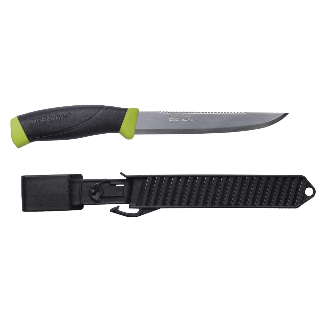Туристический нож Morakniv Fishing Comfort Scaler 150 мм с чехлом Черный (2208692056)