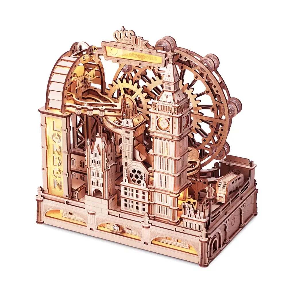 Конструктор дерев'яний Robotime Rokr 3D Marble Travel Лондон (EGB01) Конструктор дерев'яний Robotime Rokr 3D Marble Travel Лондон (EGB01)