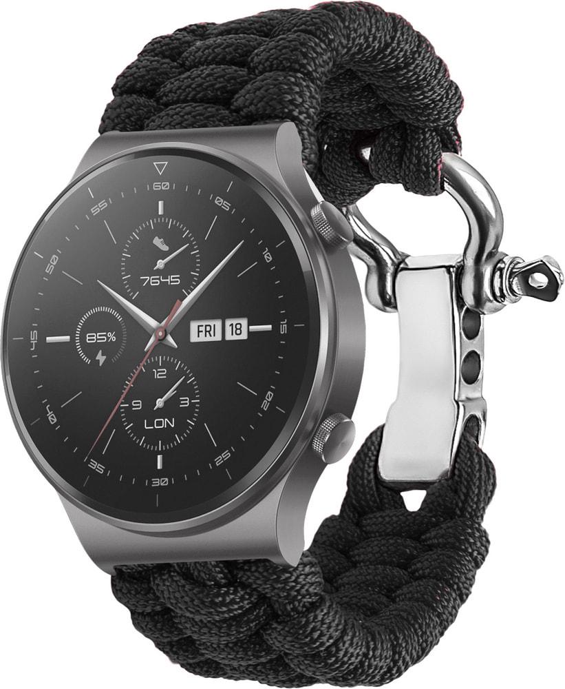 Ремешок из Паракорда Ruper для Huawei Watch GT 2 Pro (22mm) Black (30806-2B)