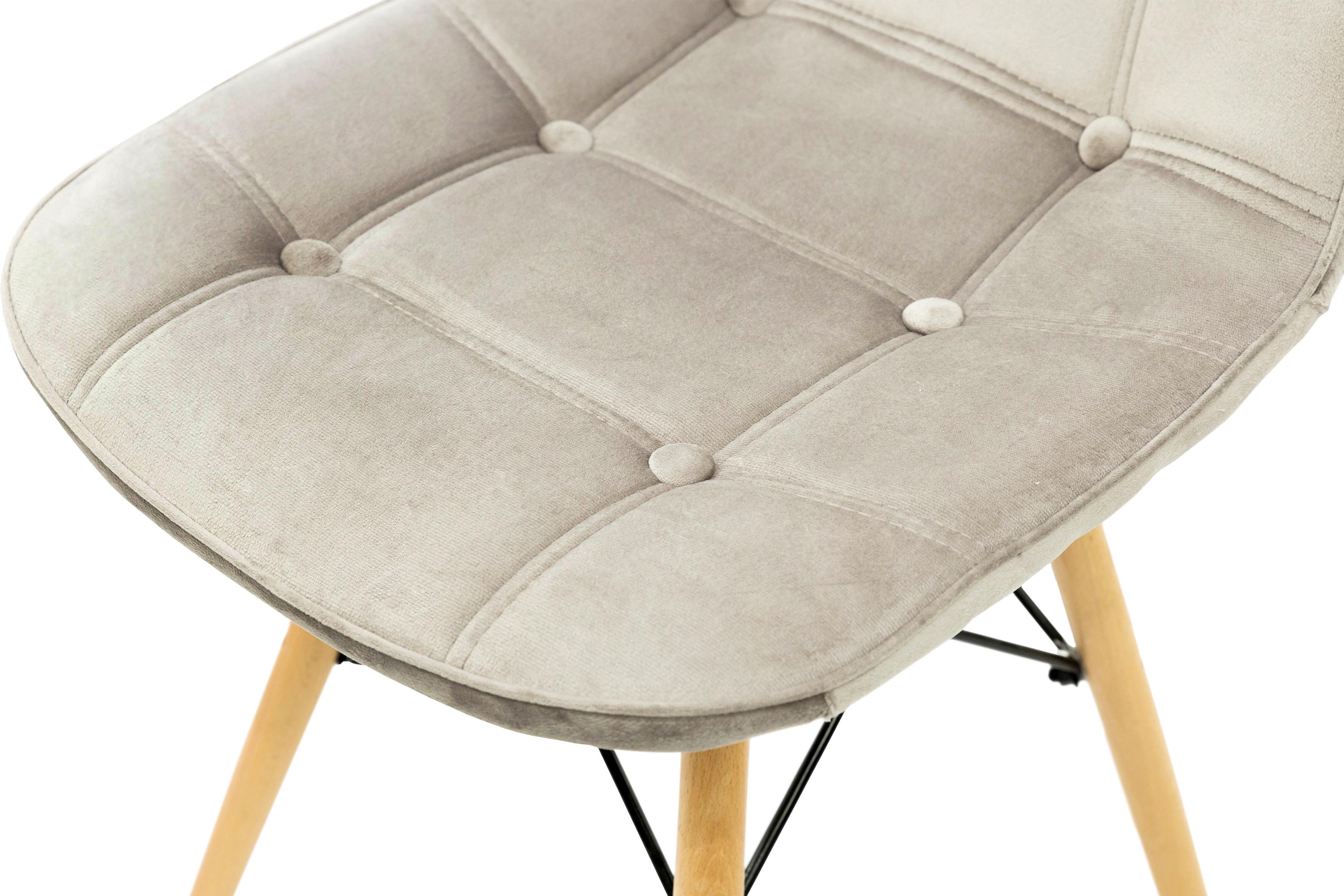 Стілець для кухні та вітальні Джастін Justin велюр 460х840х500 мм Пісочний (GAА0056078) - фото 7 Стілець для кухні та вітальні Джастін Justin велюр 460х840х500 мм Пісочний (GAА0056078) - фото 7