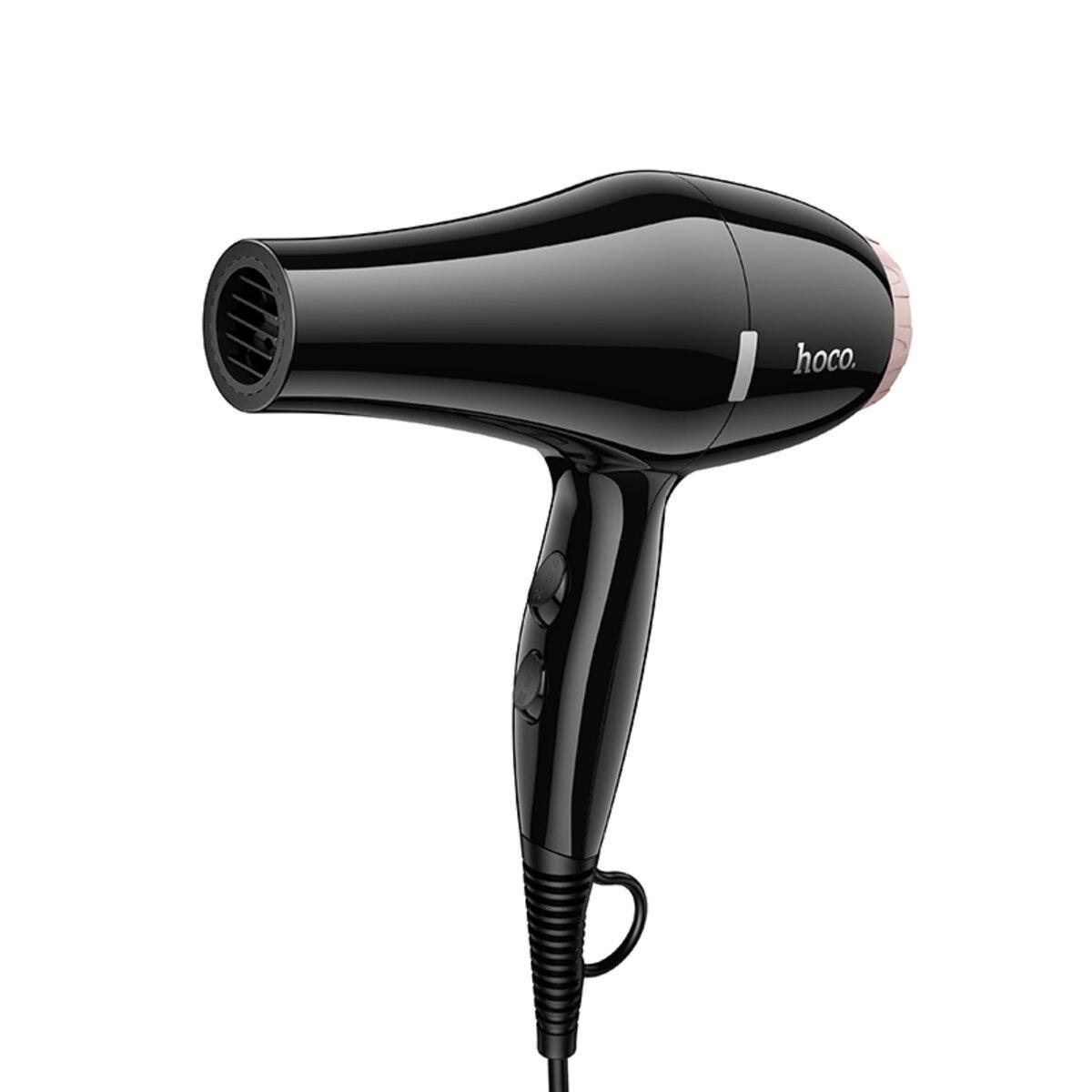 Фен для волос Hoco HP17 Hot and Cold Air Hair Dryer Eu 1650W Black (6942007654586)
