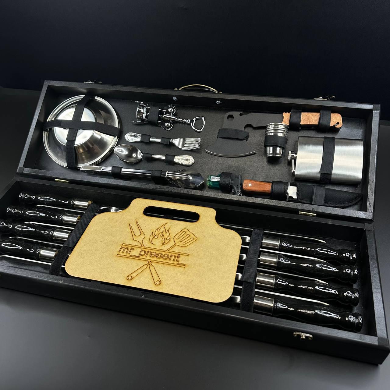 Набор шампуров в кейсе Profi 25