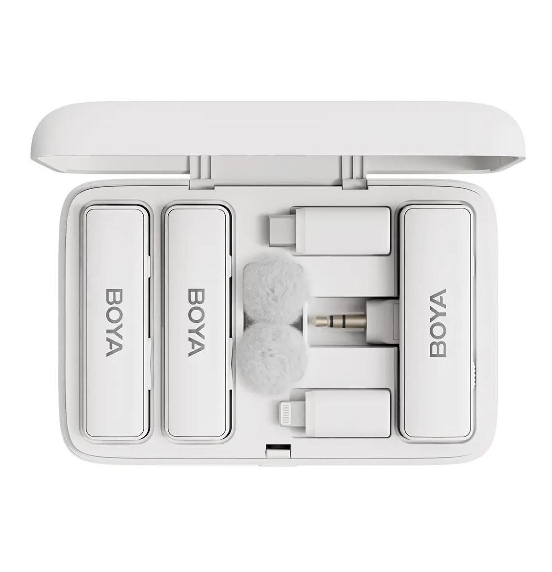 Микрофон петличный Boya BOYALINK беспроводной White (50028)