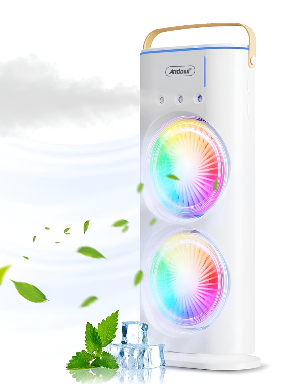 Бездротовий кондиціонер Andowl Q-F600X2 4в1 настільний портативний Білий (69335f05) - фото 10