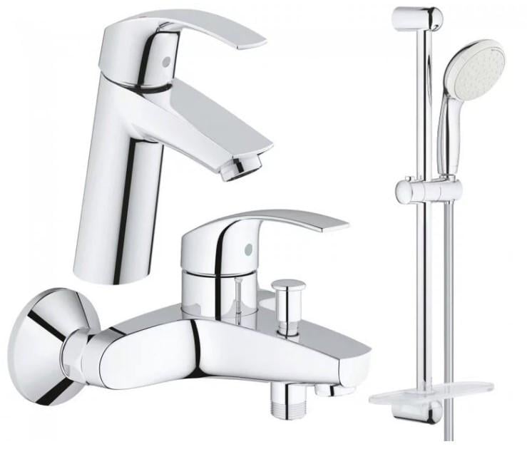 Комплект смесителей для ванны Grohe Eurosmart M-Size (123246M)