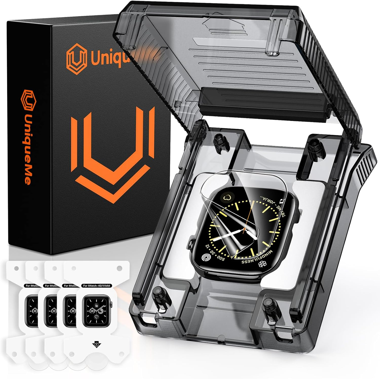 Захисна плівка UniqueMe для Apple Watch 40/41 мм HD TPU 4 шт. (3052564473)