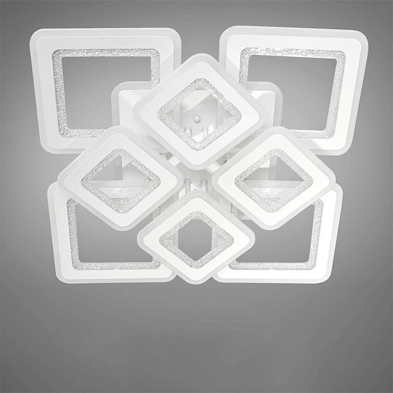 Потолочная люстра LED с диммером и подсветкой DS-18009/44 LED 3color dimmer Белый