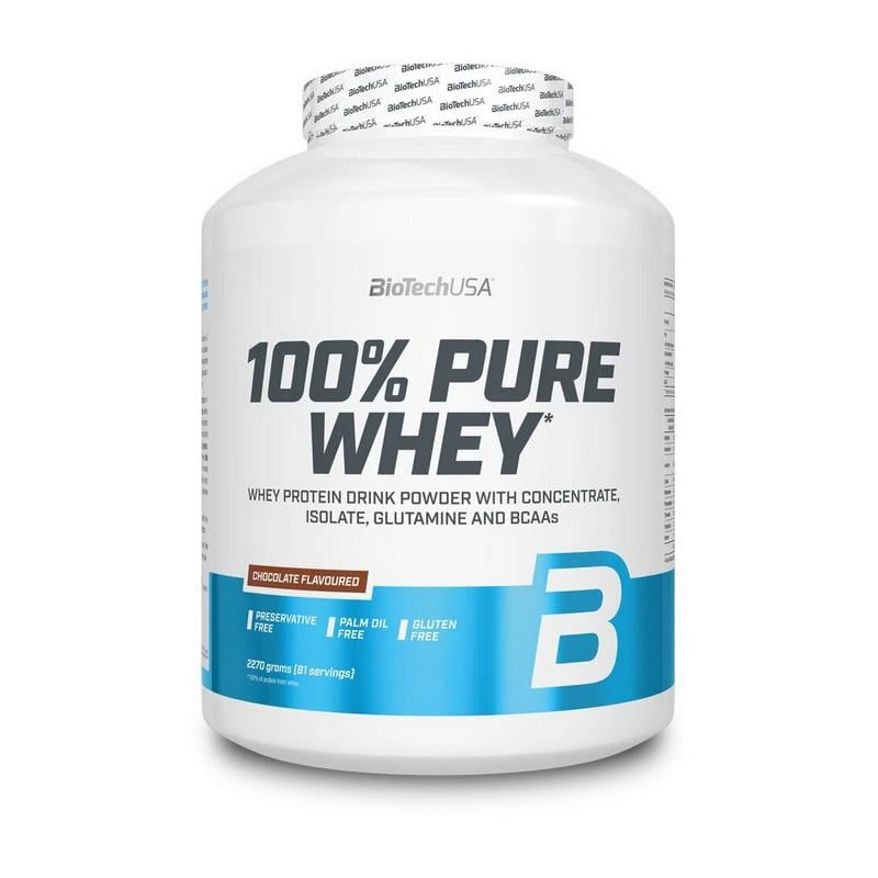 Сывороточный протеин BioTech USA Pure Whey 2,27 кг Фундук (08723-01)