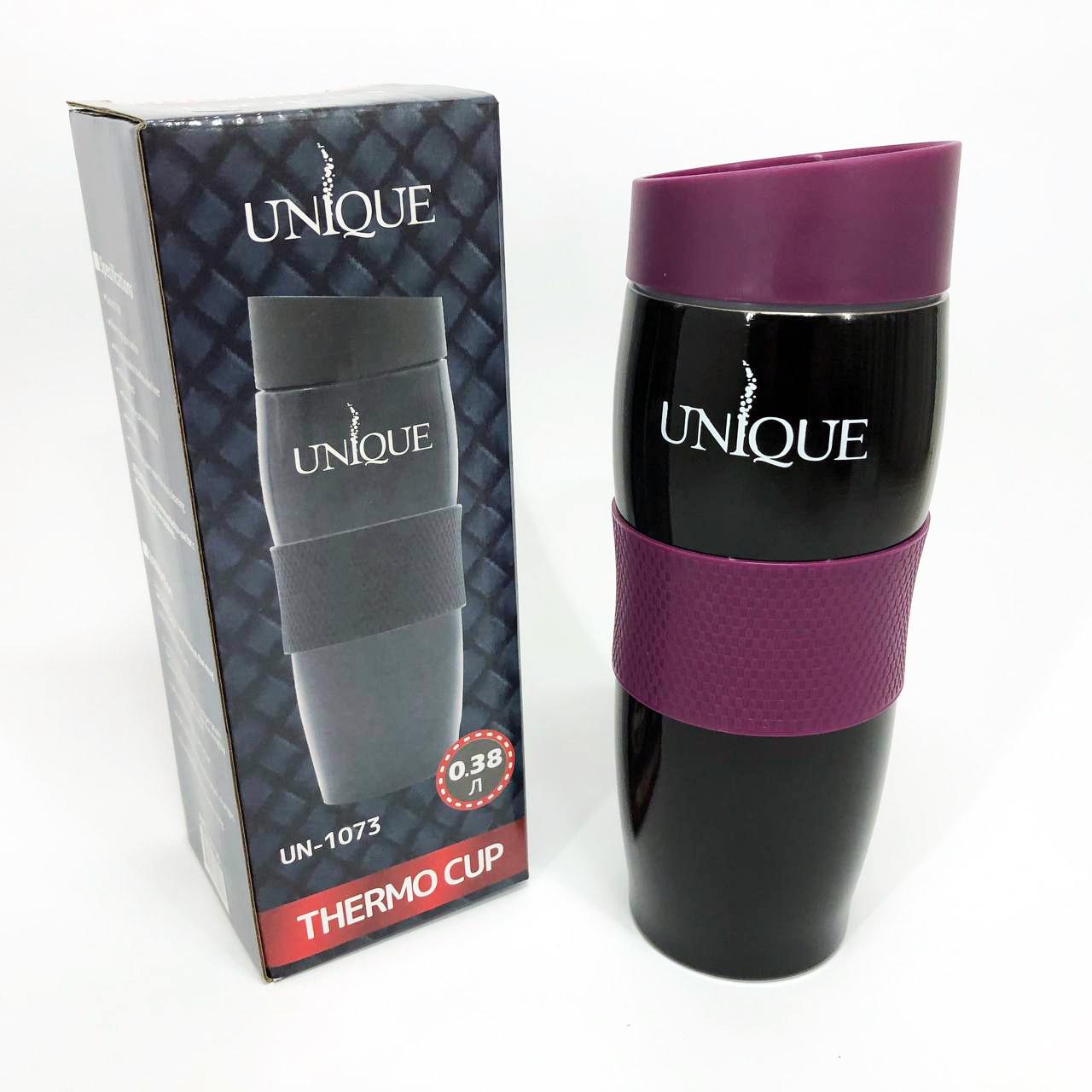 Термокружка Unique 0,38 л Фиолетовый (MX-10736B) - фото 1 Термокружка Unique 0,38 л Фиолетовый (MX-10736B) - фото 1