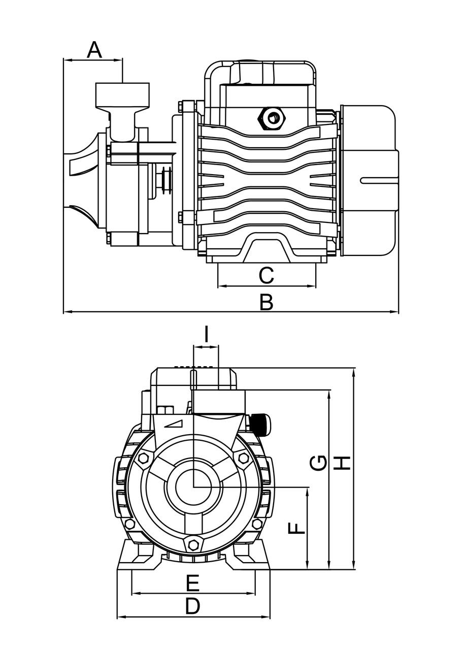 Поверхностный насос Opera DKM80-1B (2404832785) - фото 5