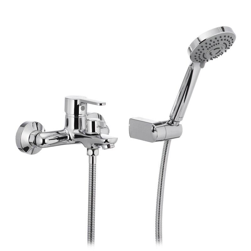 Змішувач для ванної IBERGRIF SQUARE IB0025 одноважільний Хром (63266)