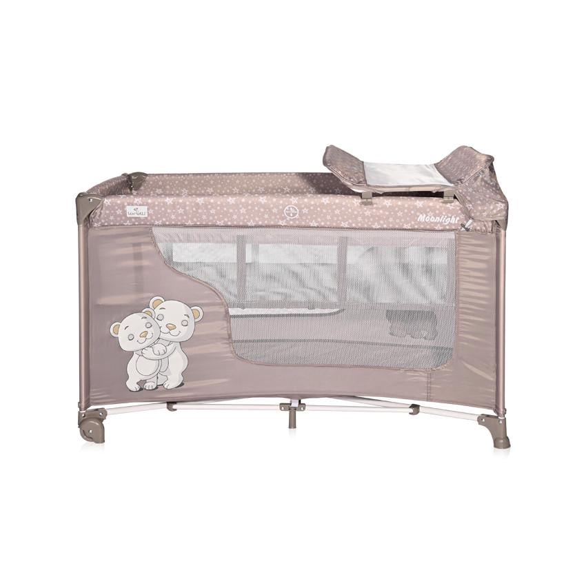 Ліжко-манеж Lorelli Moonlight 2 Layers Коричневий - фото 2