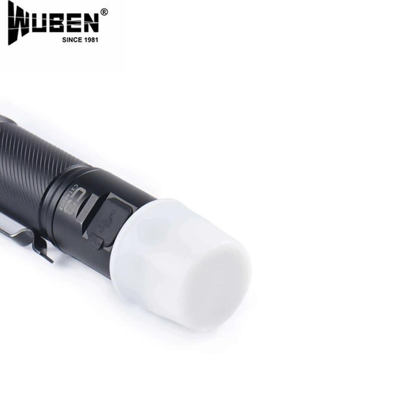 Рассеиватель для фонарика Wuben AC1, белый цвет - фото 4 Рассеиватель для фонарика Wuben AC1, белый цвет - фото 4