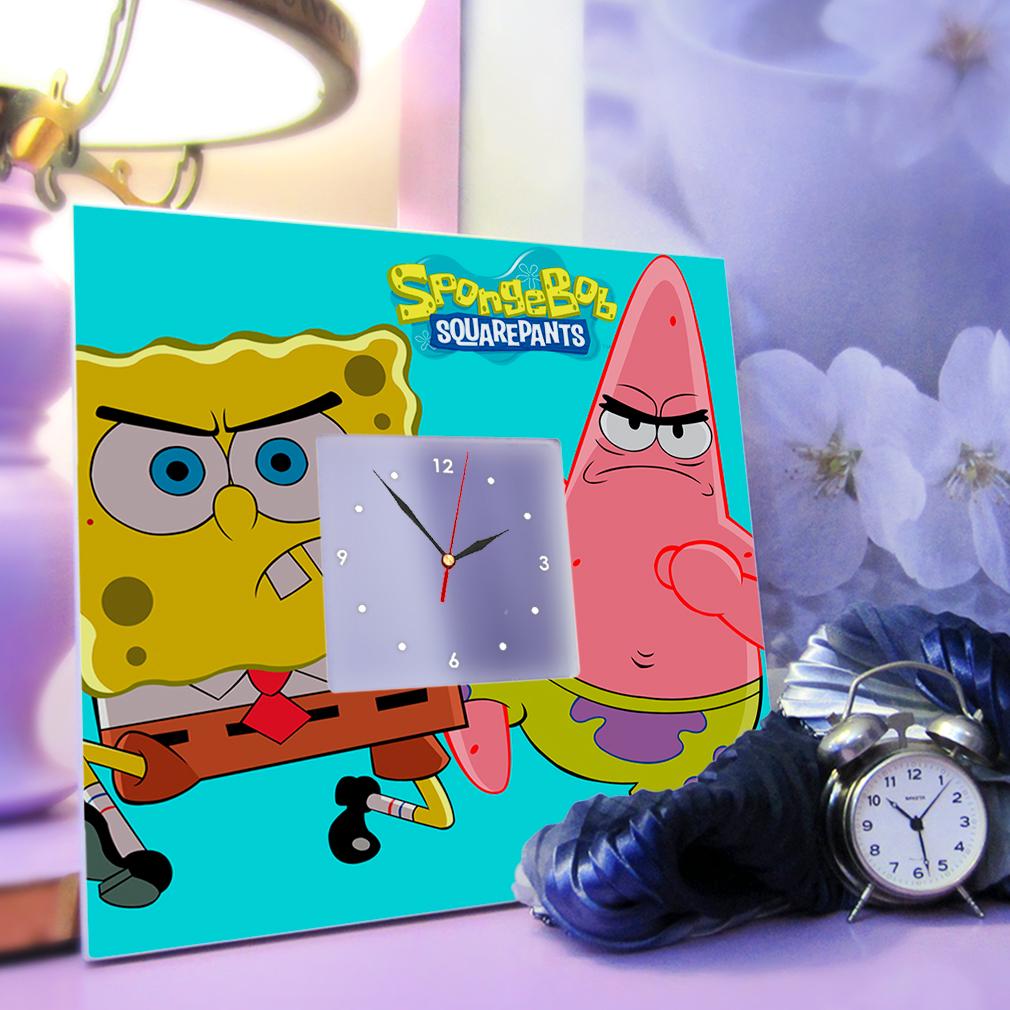 Часы «SpongeBob» 260x260 мм (C02027) - фото 3